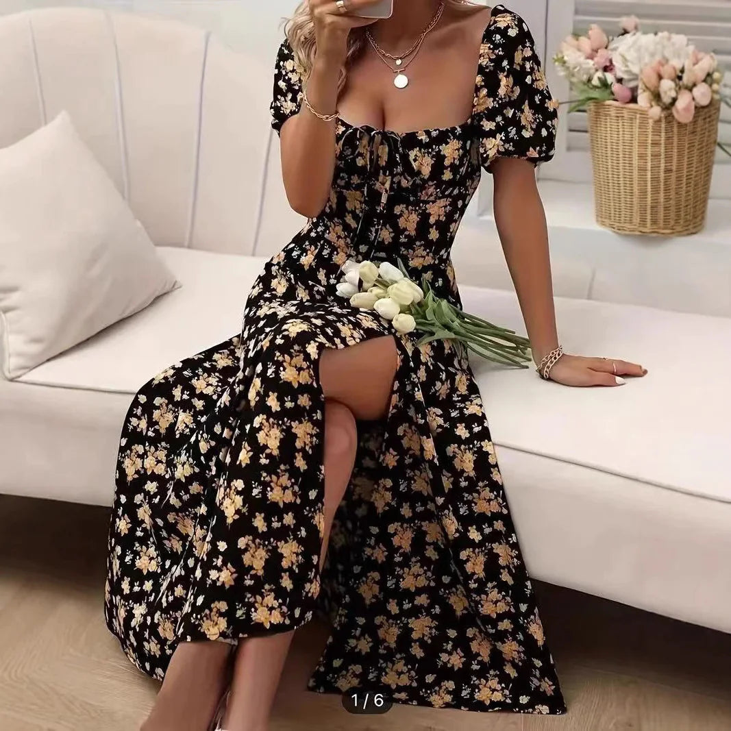 Breezy Floral Print Dress
