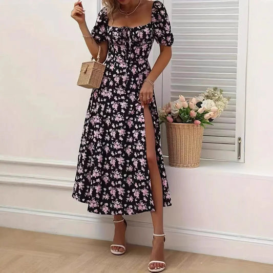 Breezy Floral Print Dress