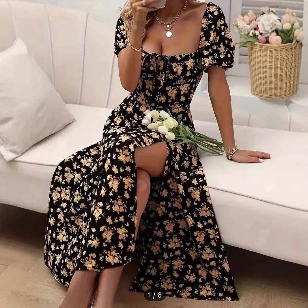 Breezy Floral Print Dress