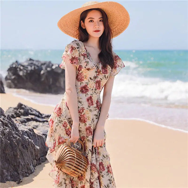 Chic One-Shoulder Summer Dress