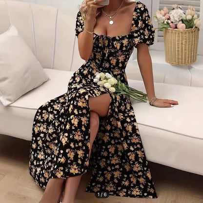 Breezy Floral Print Dress