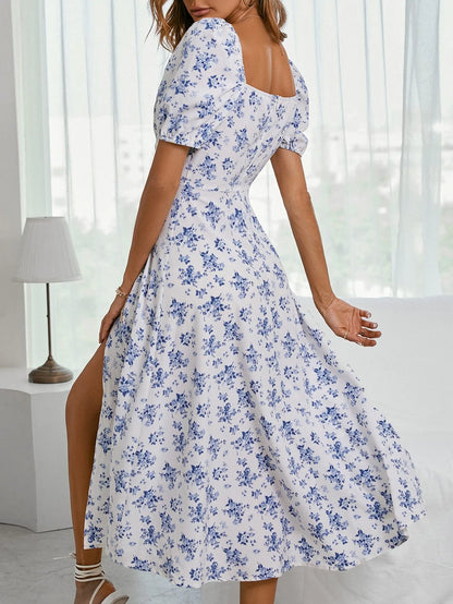 Breezy Floral Print Dress